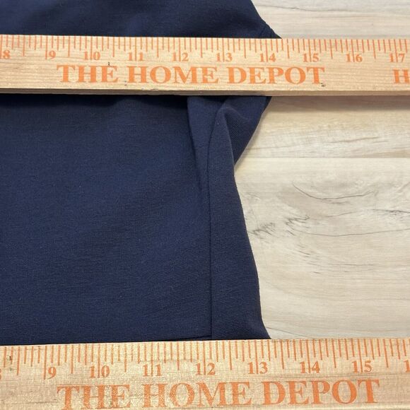 MM LaFleur Women 4 The Rachel Dress V Neck Sleeveless Navy Blue - Picture 8 of 10